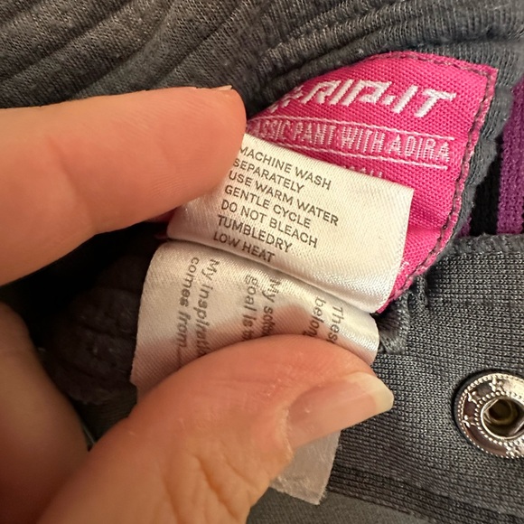 Rip-It Girls Youth Charcoal Grey Pro Softball Pants(set of 3)- size M - Picture 11 of 12